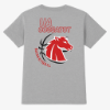 Gray T-Shirt Back logo