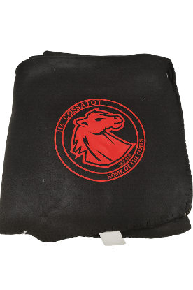 Black UAC throw blanket