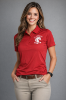 red women's polo