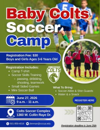 Picture of UAC Baby Colts Soccer Camp - June 27, 2026 - 9 am to 11 am (3-6 year olds)